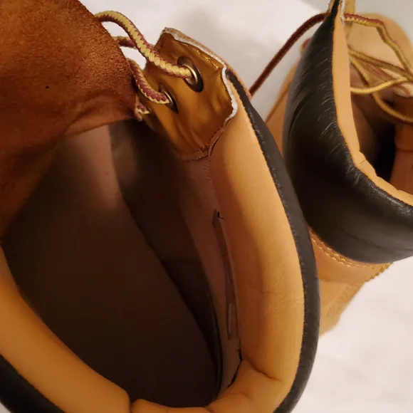 TIMBERLAND Women's Tan Nubuck Leather Work Boot Size 11 - Picture 13 of 14